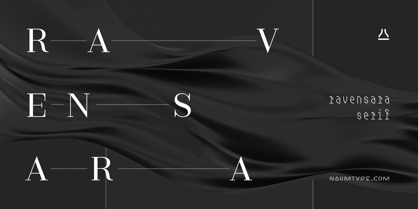 Ejemplo de fuente Ravensara Serif Medium